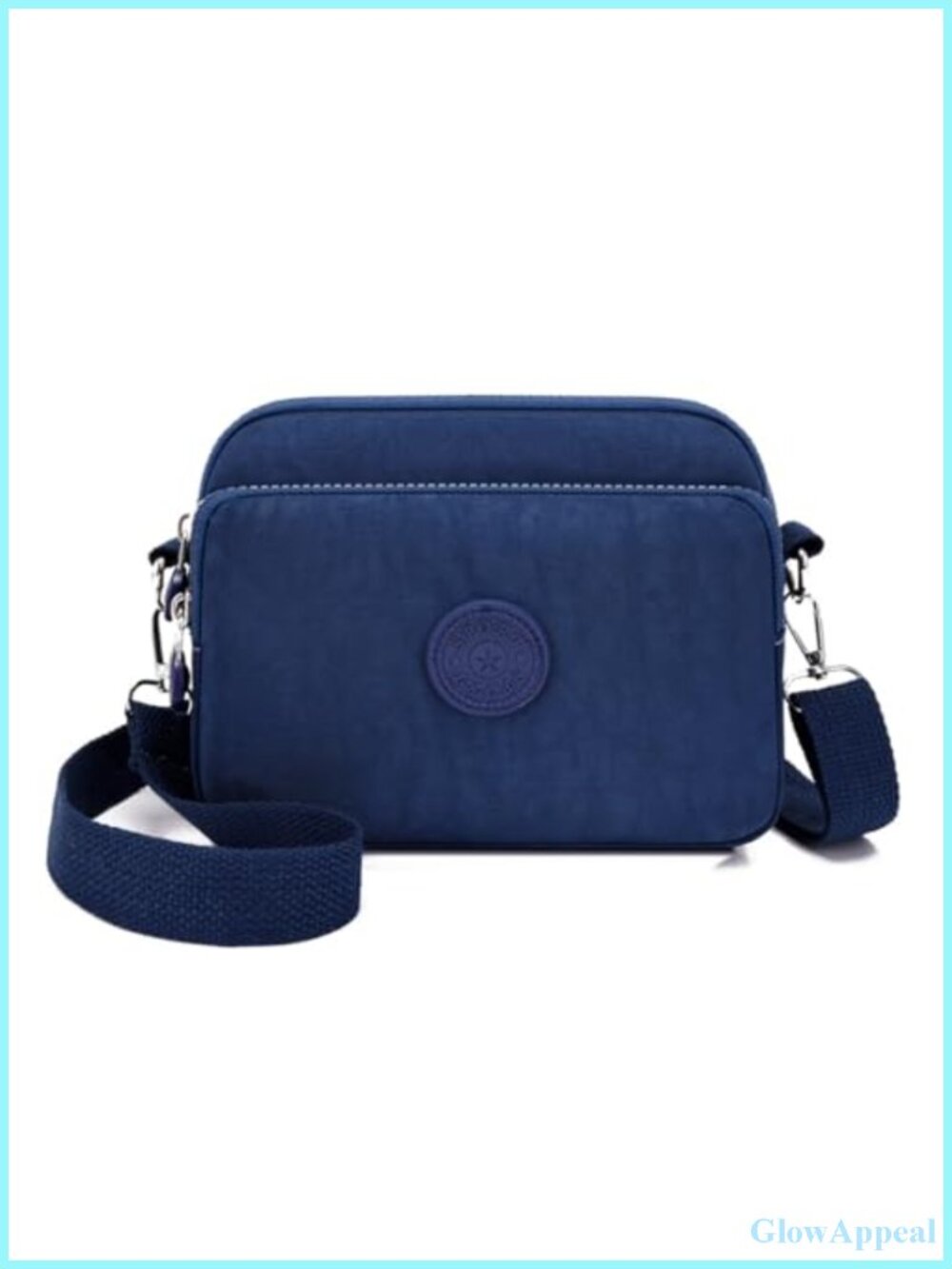 Compact Crossbody Messenger Bag Adjustable Strap Everyday Purse